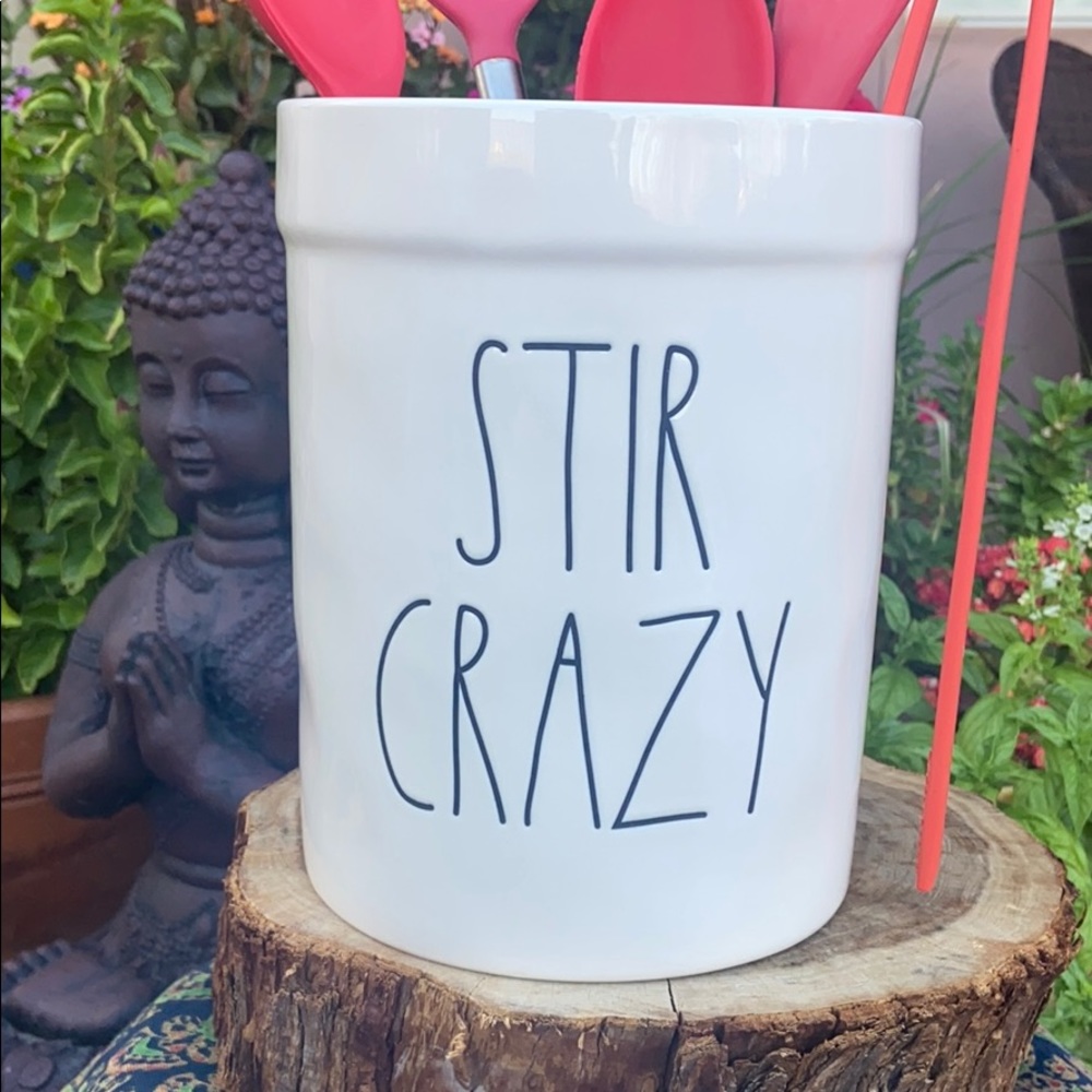 Rae Dunn “STIR CRAZY” Kitchen Utensil Holder - Picture 6 of 7